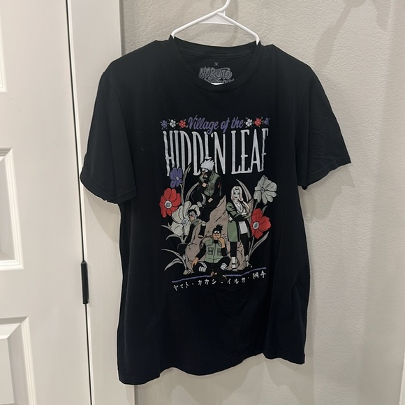 EUC Girls Naruto Kakashi Graphic Screen Tee Short Sleeve T- Shirt - Picture 7 of 8